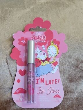 Disney Alice in Wonderland Pink Lip Gloss - Shimmer